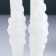 Set of wedding candles "Romance with rings", white, parental couple