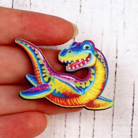 Wooden icon "Plesiosaurus"-1