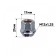 Haye cone Skyway, M12x1.25 Open 21mm, Key 17mm, Chrome, set 20 pcs