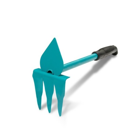 Combined moth, length 41 cm, 3 teeth, metal stalk