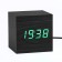 Clock - an alarm clock electronic "digit" with a thermometer, wooden, 6.5 cm, aaa, USB