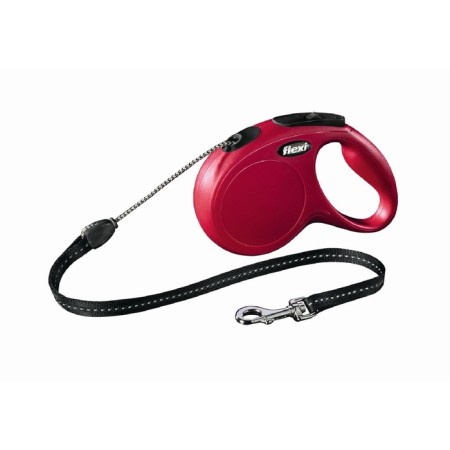 Roulette FLEXI New Classic M (up to 20 kg) 8 m cable, red