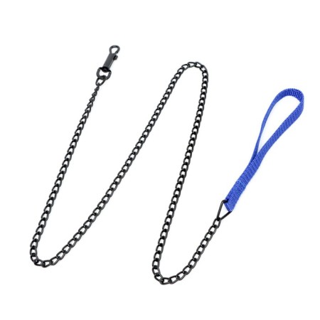 Metal leash, 120 cm x 2 mm, black-1
