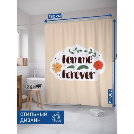 Femme Forever, Saten, Saten, Size 180x200 cm,-1