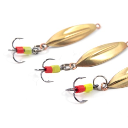 Vertical "Yaman" bug with a tee, size 25 mm, 1.5 g, brass color-3