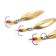 Vertical "Yaman" bug with a tee, size 25 mm, 1.5 g, brass color
