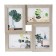 Photo frame plastic in 4 photos 10x15 cm "sparkles" gold 30x30 cm