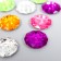 Buttons plastic for creativity 2 punctures "Kant Rhin" set 15 pcs Mix d = 1.8 cm