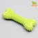 Chewing toy plow "Bone for massage", 11 x 4 x 2 cm, salad