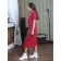 Female dress w.w.f.h., size 44, burgundy color