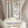 Candle in the cake on the skewer "Almaz", the number "9", silver, 4.8x2.6 cm