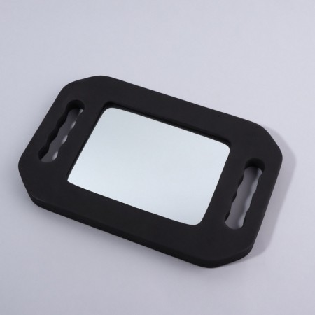Mirror with handles, mirror surface 10.5 × 14 cm, black color-3