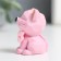 Polystone souvenir "Kitten with a bow" MIX 4x2.5x3 cm