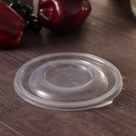 The plastic disposable lid to the container "Pad" pr-M-CR, transparent, 540 pcs/unns.-3