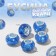 Busina "Sugar quartz", blue color in silver