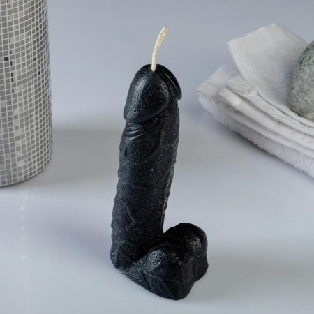 Figure candle "Favorite" Black 12cm-3