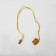 Micropolomb for labels 1000 pcs., Color gold