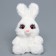 Soft toy "Bunny", white color
