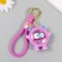 Trick rubber with carbine, strap "Chudik" with decor 6x5x2.5 cm