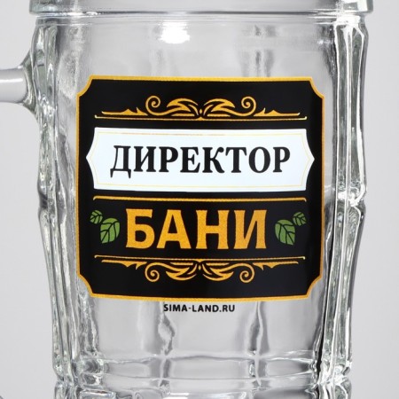 Glass glass beer "Bani Director", 500 ml-2