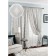 Set of curtains on a braid Allegro, size 400x270 cm, tulle - 450x270 cm