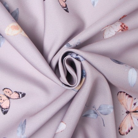 A set of curtains for the kitchen with sequences of Ethel "Butterflies" 145x180 cm - 2 pcs, 100% p/e-7