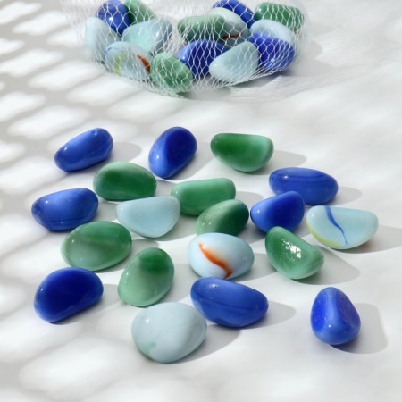 Glass "ovals Color" (250 g) mix