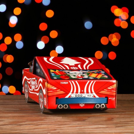 Gift box "Avtogonka", 11 x 31.5 x 13 cm-2
