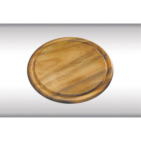 Kesper board, round, 25 cm, dark