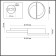 Ceiling chandelier TARO 64W LED 7x7 cm