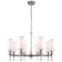 Suspended chandelier Leader 8x14 40w, size 80x80x64-99.5 cm, Nickel color