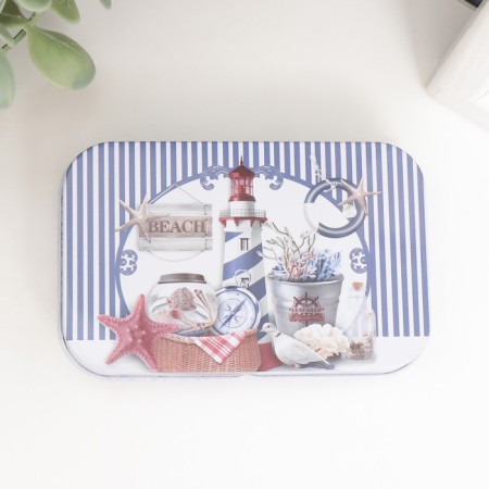Rectangular Metal Casket "Mix" mix 5.8x9.5x2.2 cm-5
