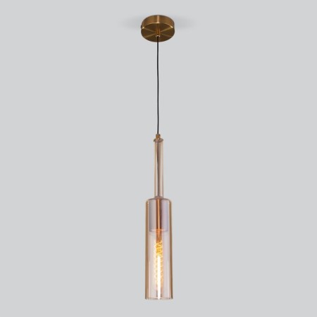 Suspended lamp with glass plafon Graf, 60W, E27, 7x7 cm-1