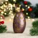 Christmas tree toy "owl" manual painting, 11 cm, white-gray