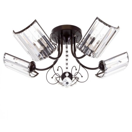 Simona chandelier 5x40W E27 Chocolate 62x62x24 cm Bayerlux