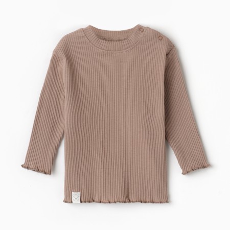 T -shirt with DL. Sleeve Kroshka I am Olives, p. 80-86, brown