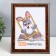 Photo frame plastic 15x21 cm dark nut (282)