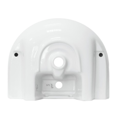 Sanita Sanita shell 55, with a hole for the mixer, white-2