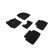 3D mats for Hyundai Elantra VI, black, set