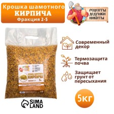 Broke of chamotis brick 