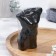 Figure candle "Male torso", 10 cm, black