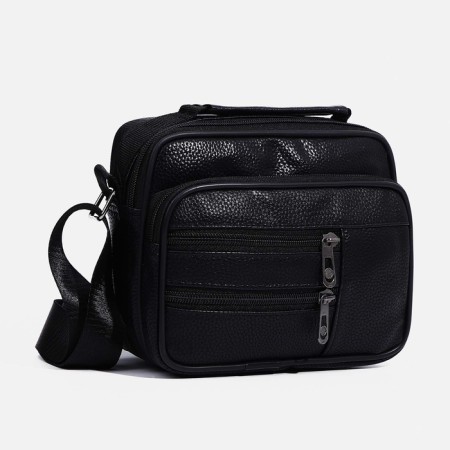 Male bag, black color