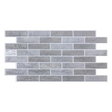 PVC panel brick graphite 485x960