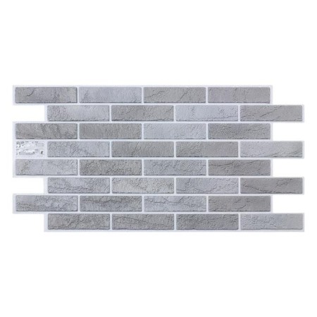PVC panel brick graphite 485x960