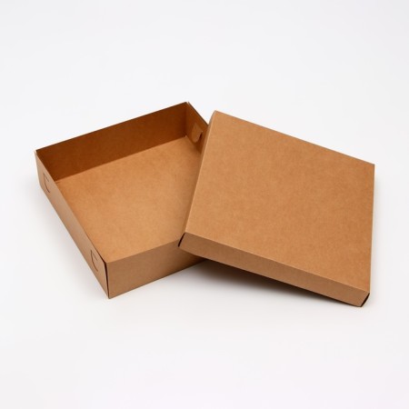 The box is folding, cover, craft, 23 x 23 x 6.5 cm-2