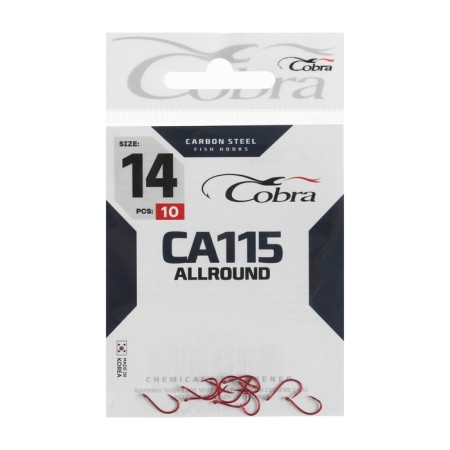 Cobra Allround hooks, series CA115, No. 14, 10 pcs.