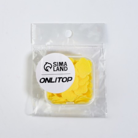 Leaf soap in the layer case 4.5*4.5*2cm (lemon) yellow bag from-6
