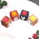 Interior candlestick 4 pcs with the inscription Love, color: "mix", aroma: berry-fruit mix