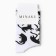 Women's socks "cats" white color, rr 38-40 (25 cm)