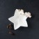 Ceramic serving dish "Doves on a flower", 14 × 13.5 × 4 cm, white color